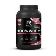 Reflex Nutrition 100% Whey, braškių ir aviečių, baltymų papildas