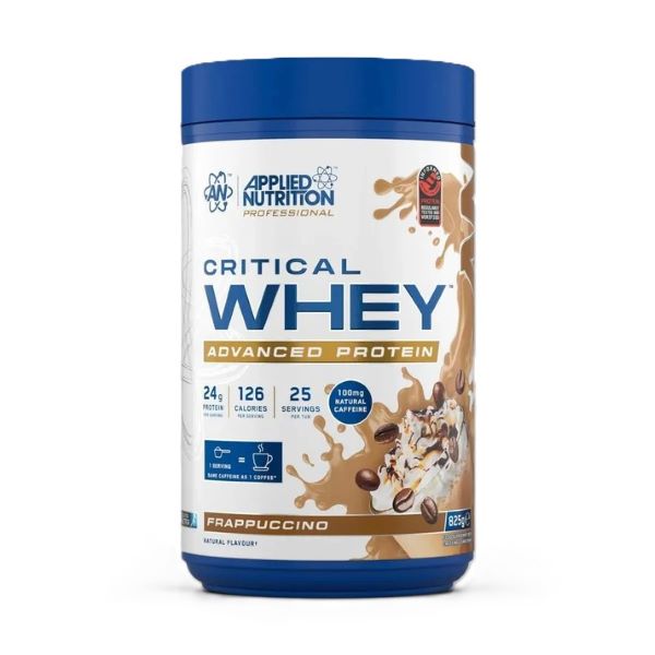 Applied Nutrition Critical Whey, Frappuccino - 825 gramų maisto papildas
