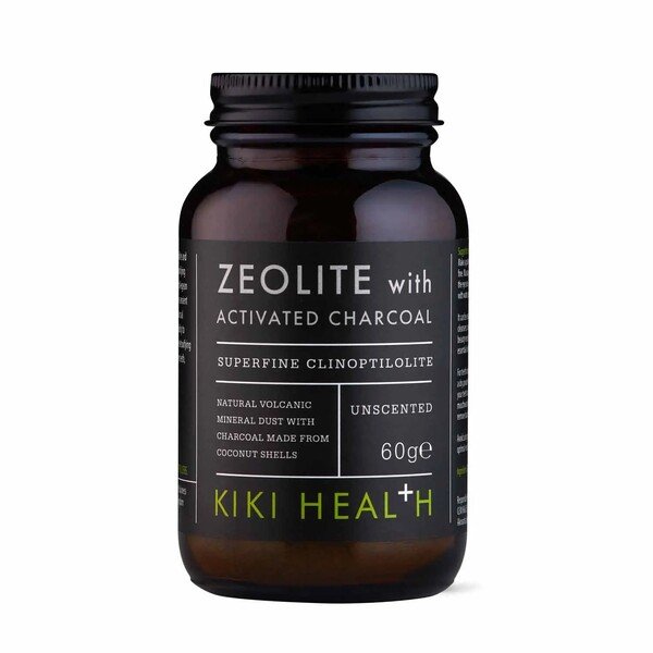 KIKI Health Zeolitė su aktyvuota anglimi milteliai