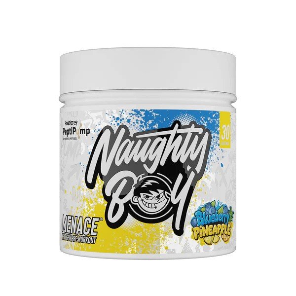 Naughty Boy Menace V2, Blueberry Pineapple - 210 g maisto papildas