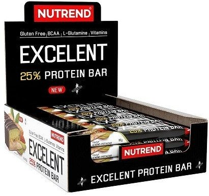 Nutrend Excelent 25% baltymų batonėlis, Dubai šokoladas, maisto papildas