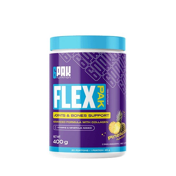 6PAK Flex Pak, ananas - 400 grammaa