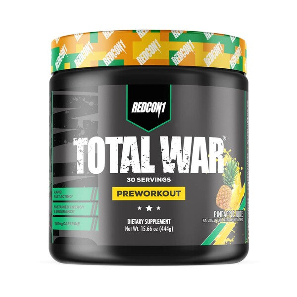 Redcon1 Total War preworkout papildas ananasų sultys