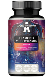 Apollo's Hegemony Diamond -monivitamiini raudaton - 60 kapselia