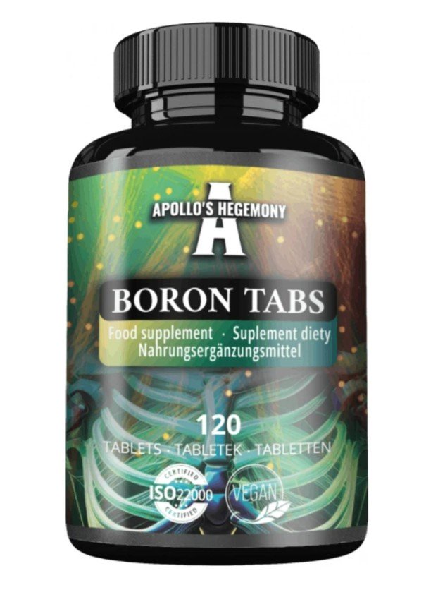 Apollo's Hegemony Boron Tabs - 120 tablečių maisto papildas