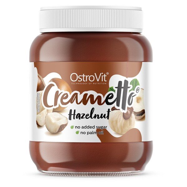 OstroVit Creametto Hazelnut 350g maisto papildas