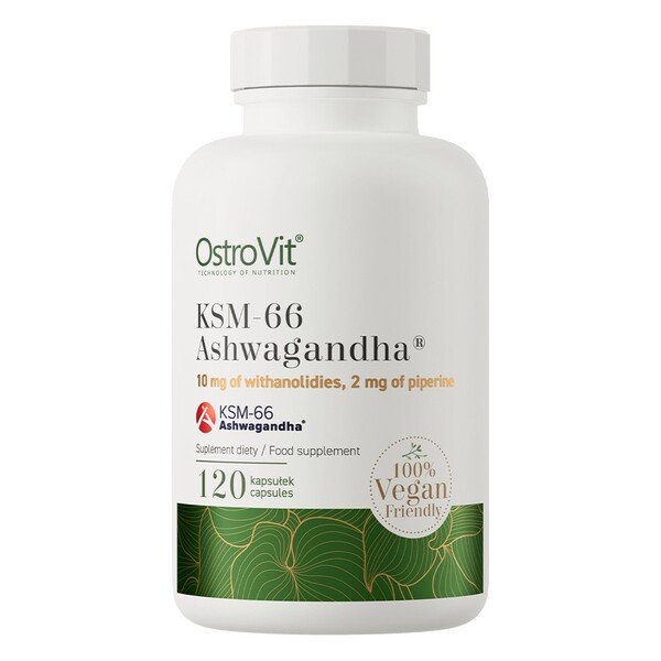 OstroVit KSM-66 Ashwagandha - 120 kapselia