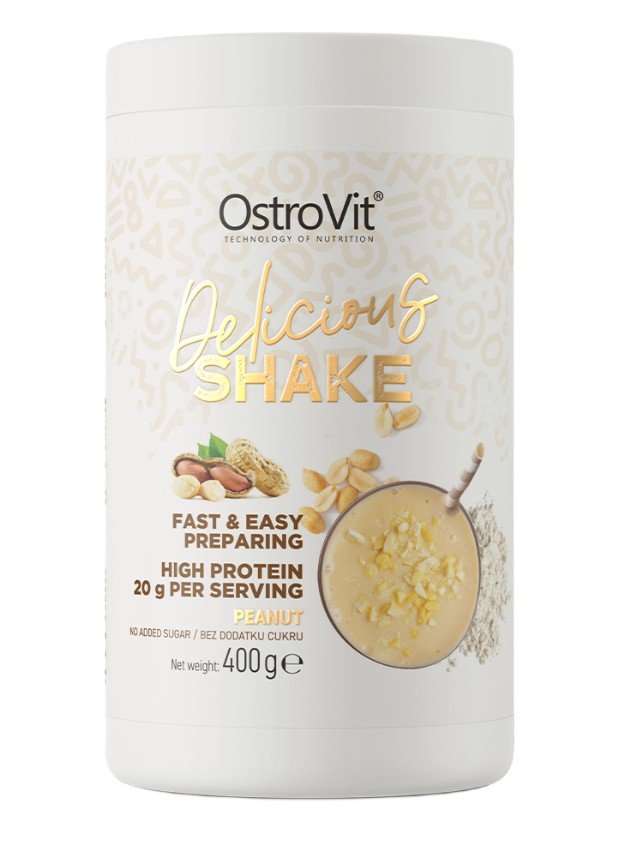 OstroVit Delicious Shake, maapähkinä - 400 grammaa