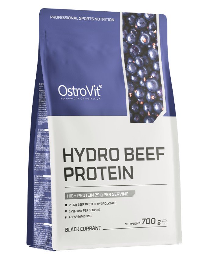 OstroVit Hydro naudanlihaproteiini, mustaherukka - 700 grammaa