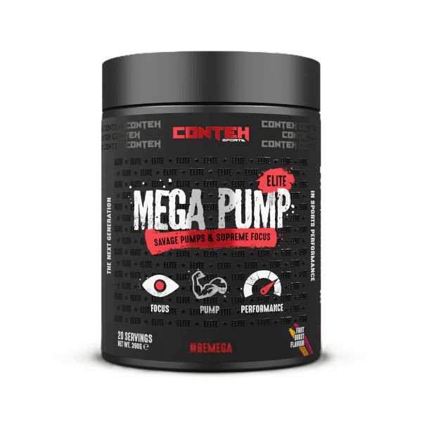 Conteh Sports Mega Pump Elite, Fruit Burst - 390 g maisto papildas