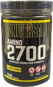 Universal Nutrition Amino 2700 - 350 tablečių, amino rūgštys, sporto papildas