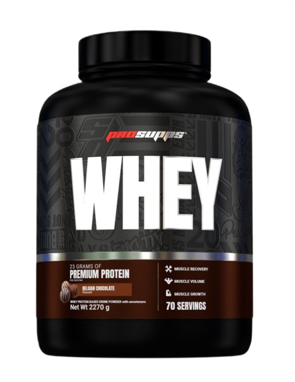 ProSupps Whey, Belgian Chocolate – baltymų milteliai, 2270 g
