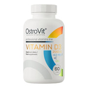 OstroVit D3-vitamiini 2000IU + K2 MK-7 + C + Zn - 60 kapselia