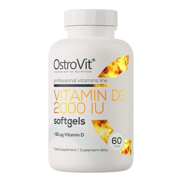 OstroVit D3-vitamiini 2000 IU - 60 kapselia