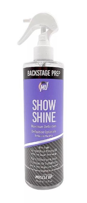 Pro Tan Show Shine, maksimali apibrėžtis, ultra šviesus varžybų pozuojantis aliejus purškiklis