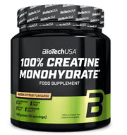 BioTechUSA 100 % kreatiinimonohydraattia, Neon Citrus - 300 grammaa