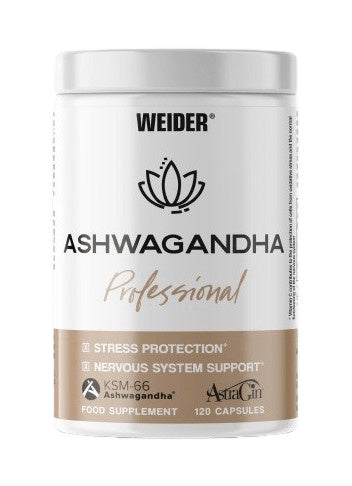 Weider Ashwagandha Professional - 120 kapselia (EAN 8414192347911)