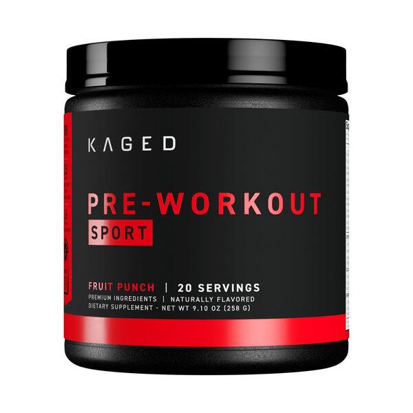 Kaged Muscle pre-workout sport, vaisių punch, 258 g