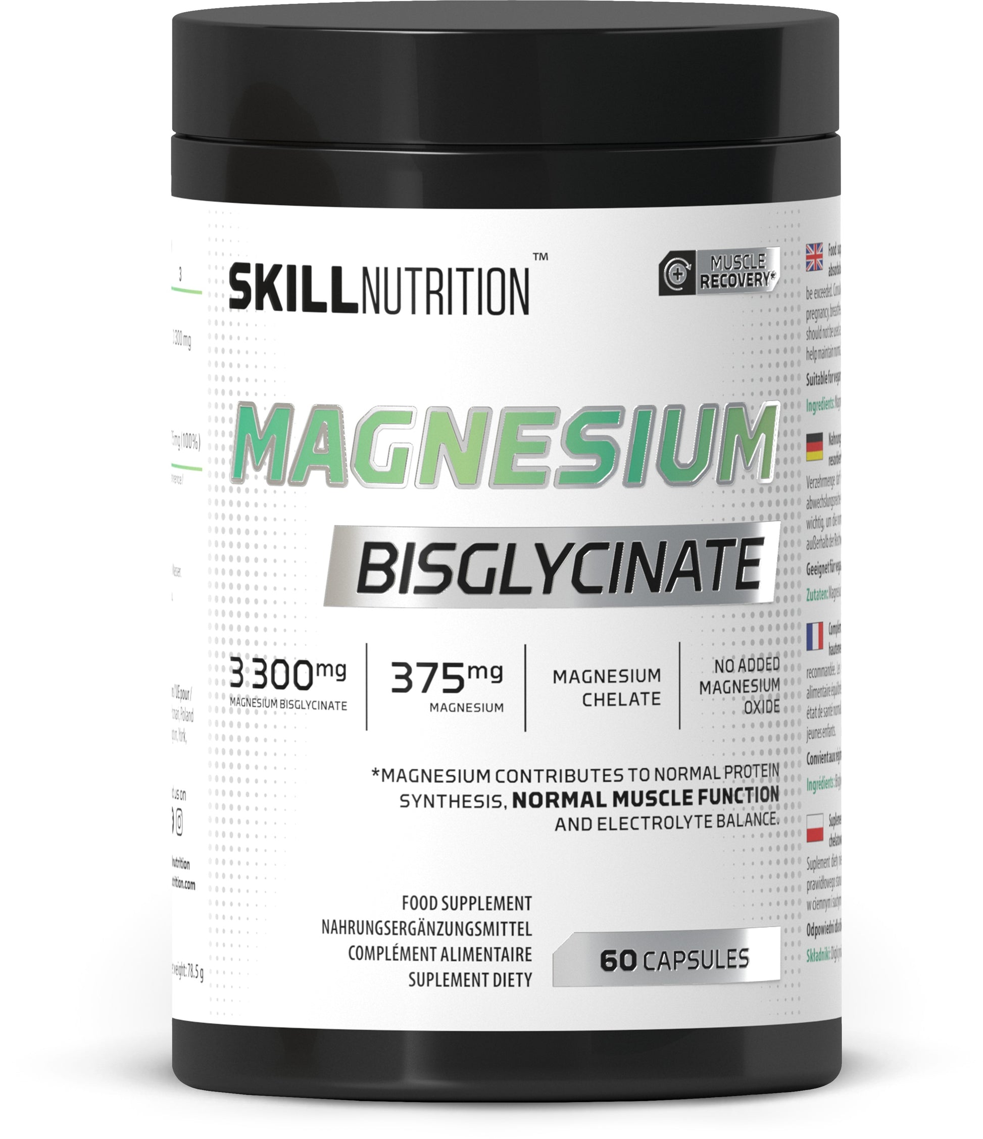 Maisto papildo Magnesium Bisglycinate kapsulės