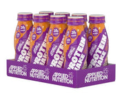 Applied Nutrition proteiinipitoinen pirtelö, kinuskibrownie (EAN 05056555202081) - 8 x 330 ml.