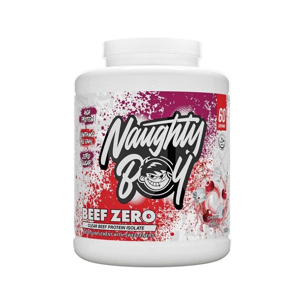 Naughty Boy Beef Zero, Cherry Cola baltymų papildas