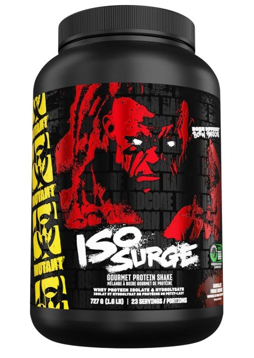 Mutant Iso Surge, Chocolate Fudge Brownie, baltymų papildas, sporto maistas