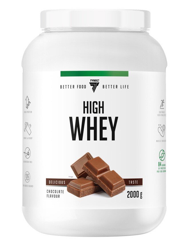 Trec Nutrition High Whey, suklaa - 2000 grammaa