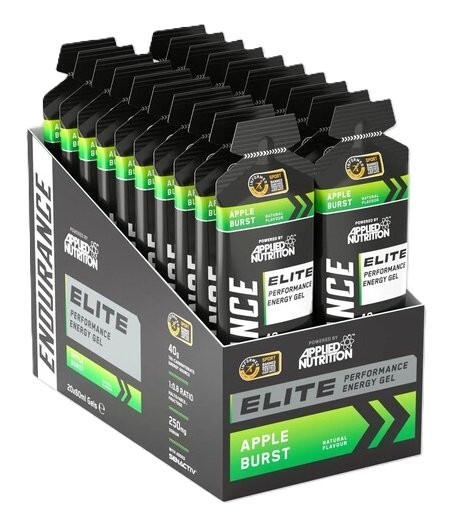 Applied Nutrition Endurance Elite Performance -energiageeli, omenapurske - 20 x 60 ml.
