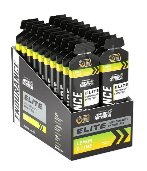 Applied Nutrition Endurance Elite Performance -energiageeli, sitruuna ja lime - 20 x 60 ml.