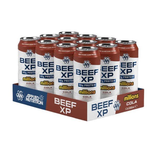 Applied Nutrition Beef XP -tölkit, Millions Cola - 12 x 500 ml.