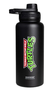 SmartShake Bohtal eristetty urheilujuomapullo - TMNT, klassinen logo musta - 960 ml.