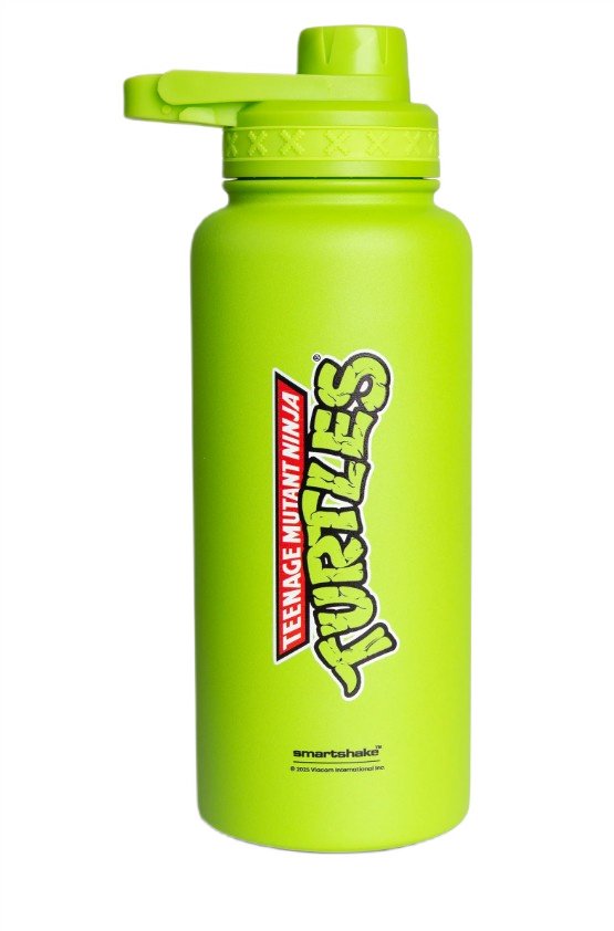 SmartShake Bohtal eristetty urheilujuomapullo - TMNT, klassinen logo vihreä - 960 ml.