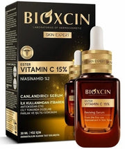 Bioxcin Skin Expert Ester Vitamin C 15% + Niacinamide 2% – kirkastava C-vitamiinia ja niasiiniamidia sisältävä kasvoseerumi, 30 ml