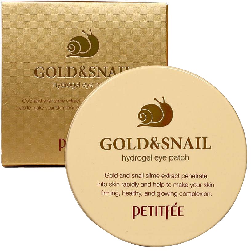 "Petitfee Gold&amp;Snail" hydrogeelisilmänympäryslaput - 60 kpl. 
