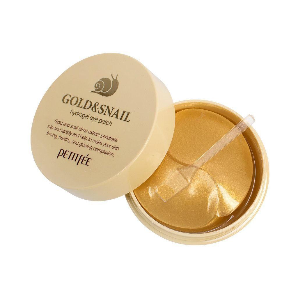 "Petitfee Gold&amp;Snail" hydrogeelisilmänympäryslaput - 60 kpl. 