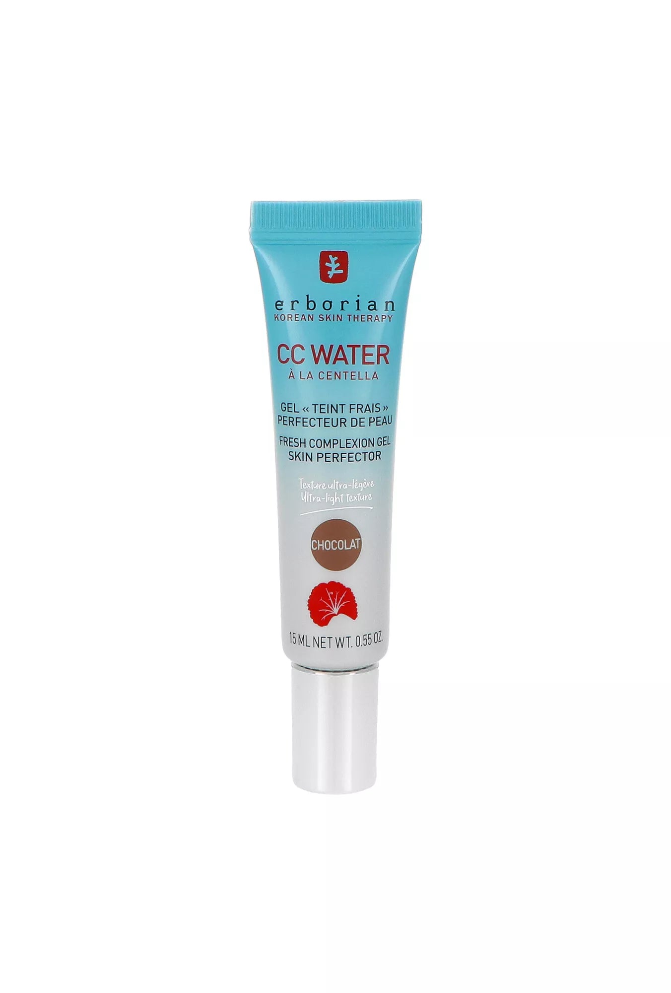 Tester Erborian CC Water A La Centella Skin Perfecting Gel Chocolat 15ml